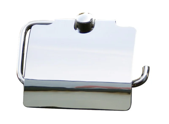Hanah Wall Mounted Toilet Roll Holder with Lid
