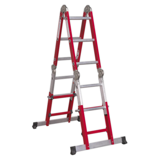 0.91m Aluminium Straight Ladder