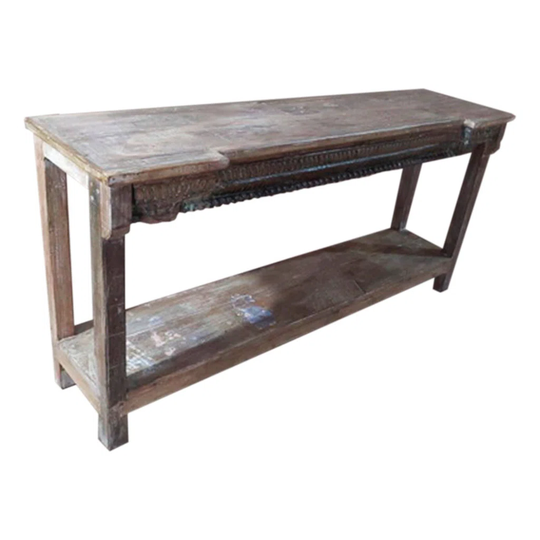Zayas 165Cm Solid Wood Console Table