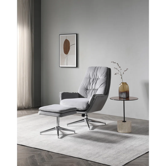 Cappiello 78Cm Wide Swivel Lounge Chair