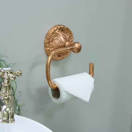 Luxe Copper Toilet Roll Holder - Copper