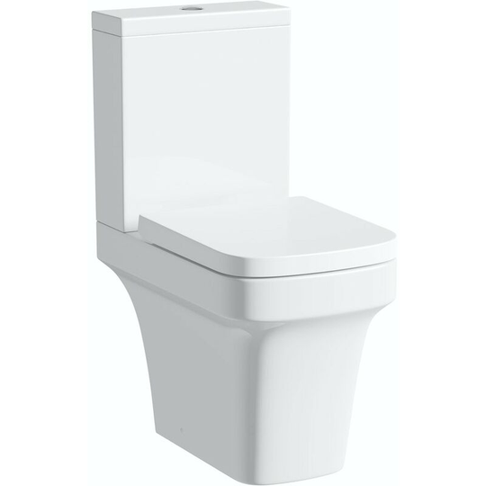 Mode - Carter close coupled toilet with soft close seat - White
