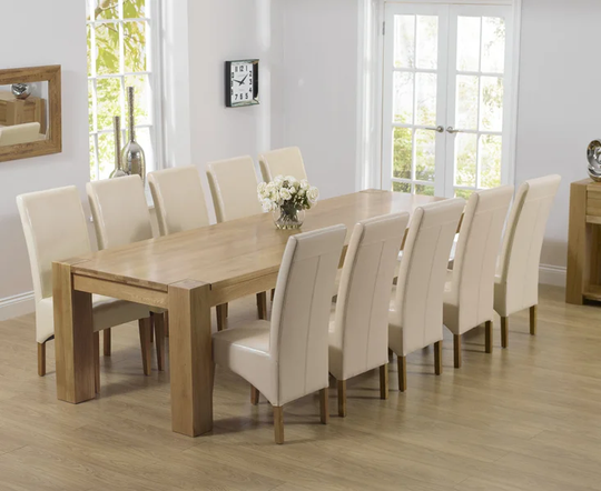 Vantassel Dining Set with 10 Chairs