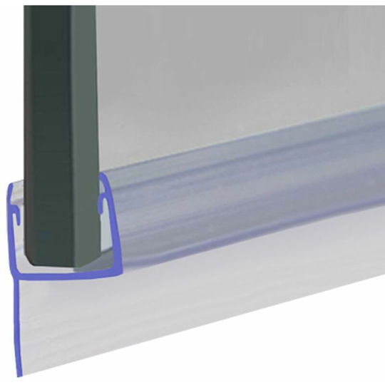Shower Seal for Screens, Doors or Panels | Fits 10, 11 or 12mm Glass | Seals 5-10mm Gaps | SEAL082 (80cm) - Clear