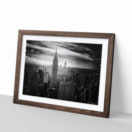 'New York Manhattan Buildings Skyline 5' Framed Photographic Print