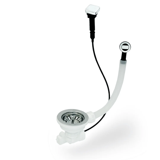 Elleci 4.5cm Pop Up Waste Kitchen Sink Drain With Overflow