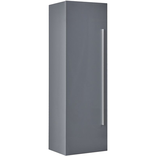 Modern Wooden Wall-Mounted Cabinet Grey Bathroom Storage Mataro - Grey
