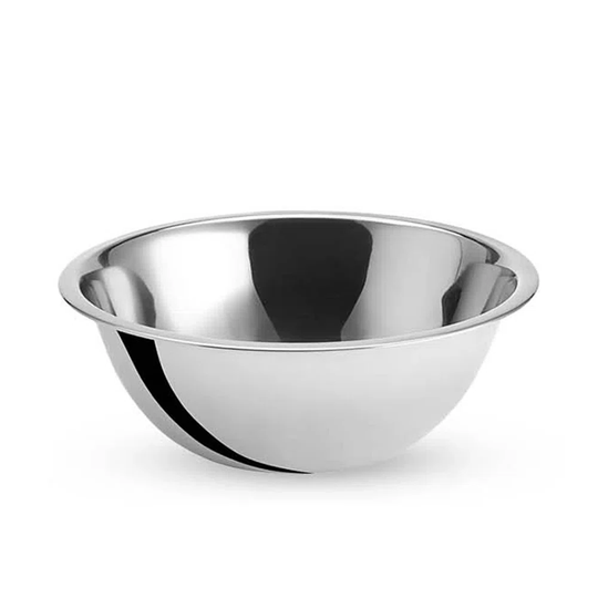 Symple Stuff Stainless Steel Deep Mixing Salad Bowl - Diameter: 22 Cms| 2.8L Professional Bow