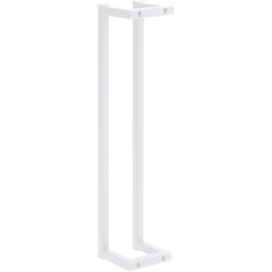 Towel Rack White 12.5x12.5x60 cm Steel Vidaxl White
