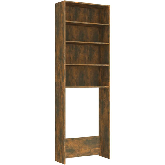Vidaxl - Washing Machine Cabinet Smoked Oak 64x24x190 cm smoked oak