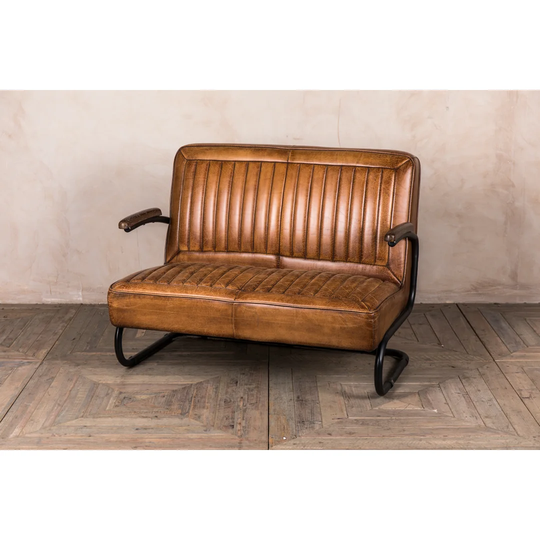 Correia Genuine Leather 2 Seater Sofa