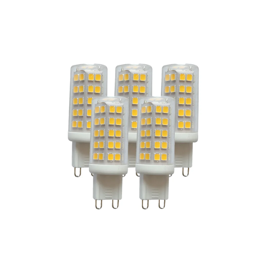 4W G9 Dimmable LED Capsule Light Bulb (Set of 5)