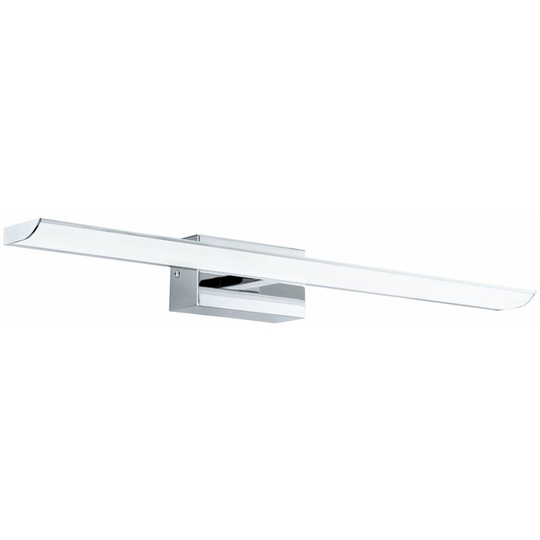 Loops - Wall Light Colour IP44 Bathroom Chrome Shade White Plastic led 15.6W Included
