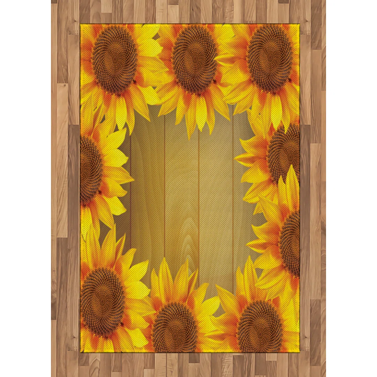 Yazmin Flatweave Brown/Orange Rug