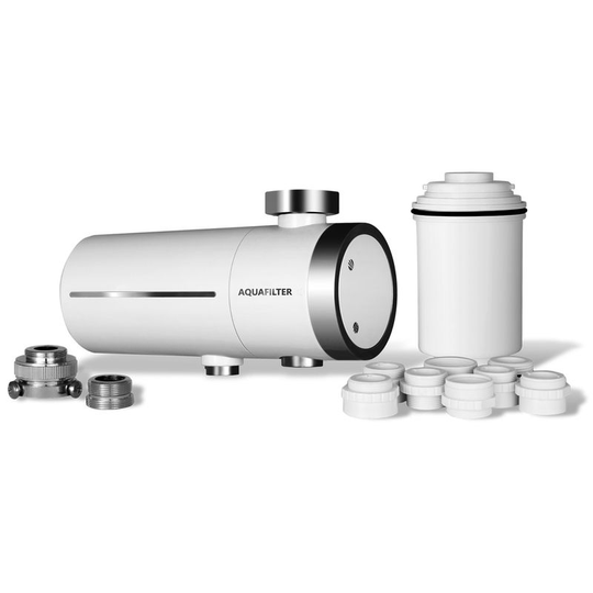 Universal Faucet Mounted Tap Water Filter System FH2018-1-AQ + Carbon Cartridge