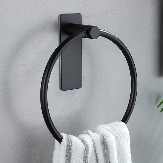 Towel Ring Towel Holder Round Self Adhesive Towel Ring Towel Holder Bathroom Accessories,Bathroom toilet towel rack punch-free towel rack kitchen