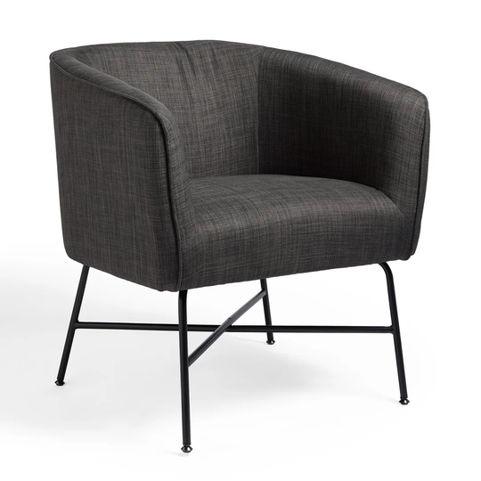 Ariade Linen Tube Chair