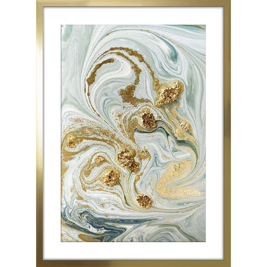Green Marble I - Picture Frame Graphic Art
