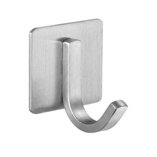 Betterlifegb - 2 Pieces 3M Adhesive Hook, Strong Steel Adhesive, Bathroom Wall Hook, Stainless Steel ...