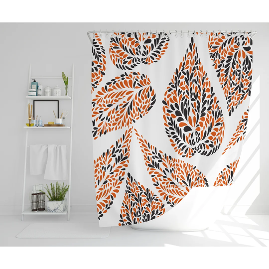 Viehbacher Polyester Shower Curtain Set