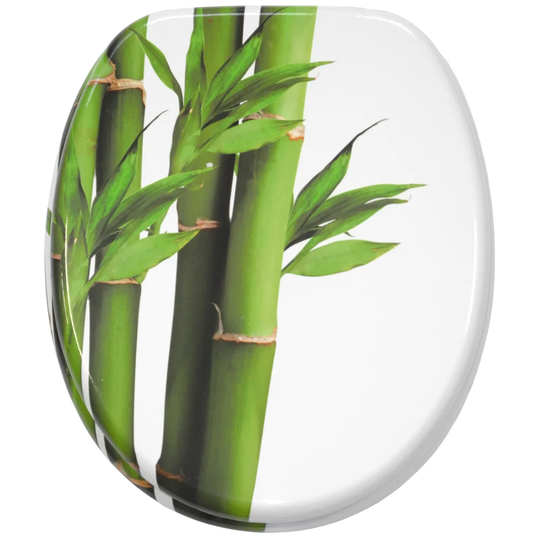 Bamboo Soft Close Elongated Toilet Seat