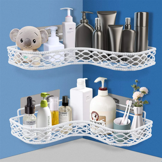 Owings Adhesive Mount Stainless Steel Shower Shelf