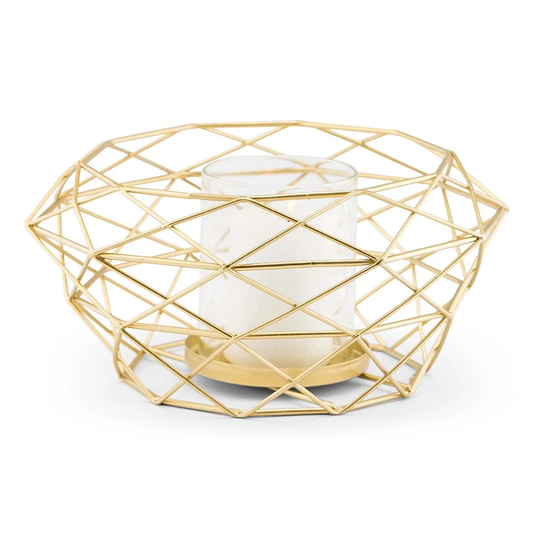 Modern Geometric Table Centrepiece Metal Votive