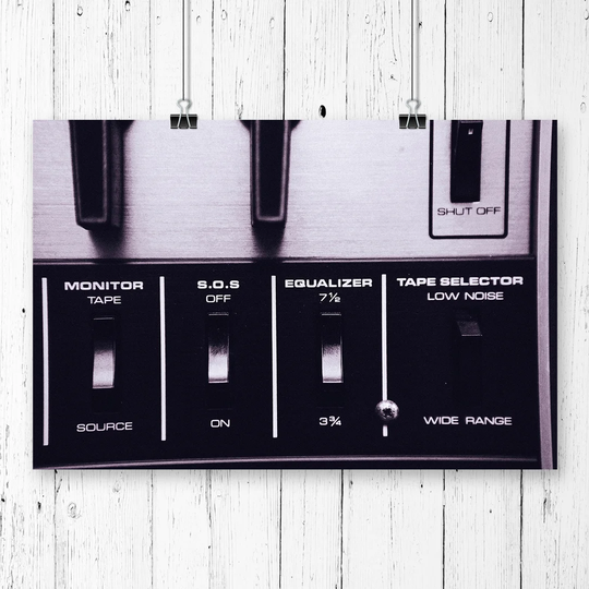 "Vintage Music Player" Wall Art