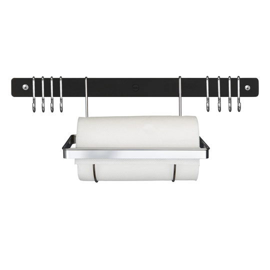 Steel Wall Rail Paper Towel Holder