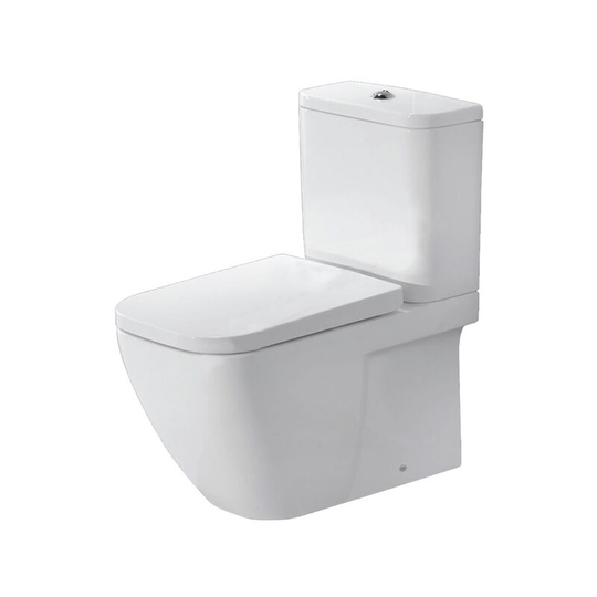 Duchy Fuchsia Fully Back to Wall Close Coupled Toilet with Push Button Cistern - Soft Close Seat