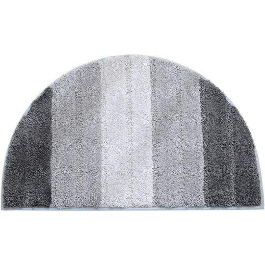 Perleraregb - Semi-circular doormat, soft absorbent bathroom mat, non-slip semi-circle doormat, entryway mat, carpeted floor mat, indoor and outdoor