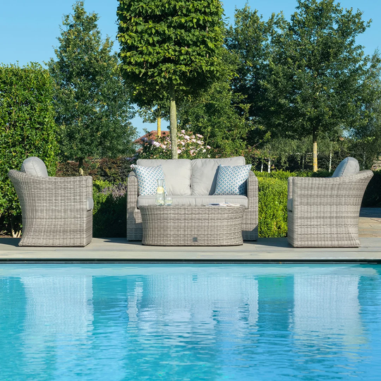 Aajiv 2 Seat Rattan Sofa Set