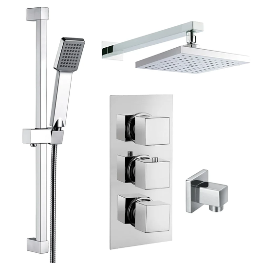 Raffa Mixer Shower with Fixed Shower Head