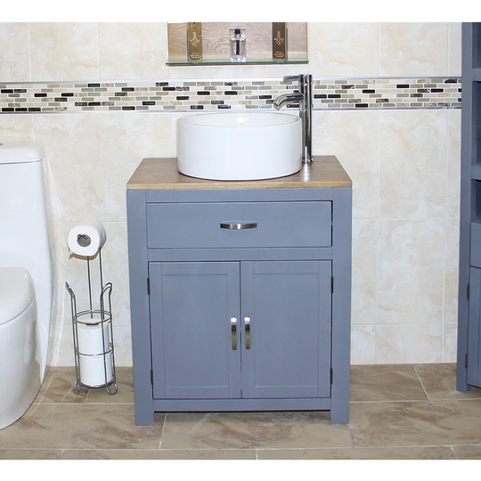 Leslie 700mm Free-Standing Vanity Unit