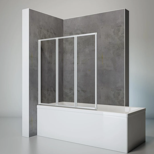 Smart Straight Glass Bifold Bath Screen