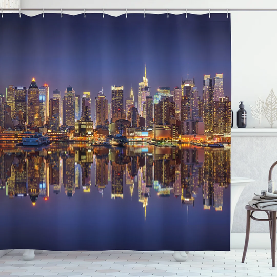 Berberich Polyester Shower Curtain Set