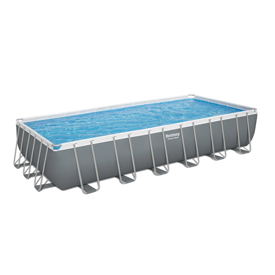 Bestway 4.33 ft x 24.01 ft x 12 ft Steel Frame Set Pool
