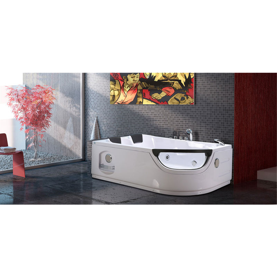 Whirlpool bath chromotherapy Model luna 120 x 180 cm