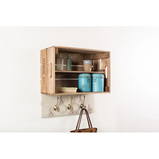 Bulger Solid Wood 3 - Hook Wall Mounted Coat Rack