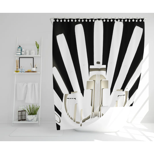 Wildomar Polyester Shower Curtain