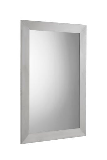 Croydex Hang 'N' Lock Parkgate Mirror with Brushed Steel Frame
