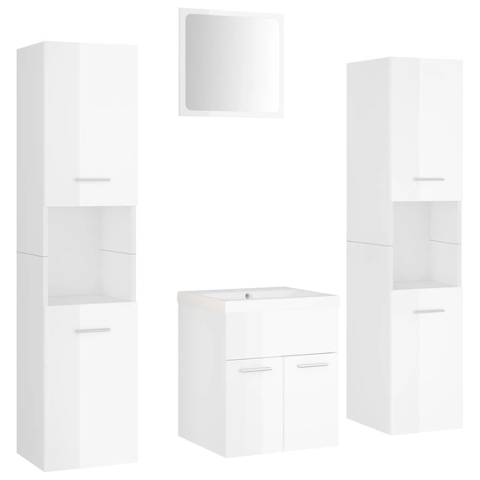 Igone 41Cm W x 46Cm H x 38.5Cm D Bathroom Storage Furniture Set