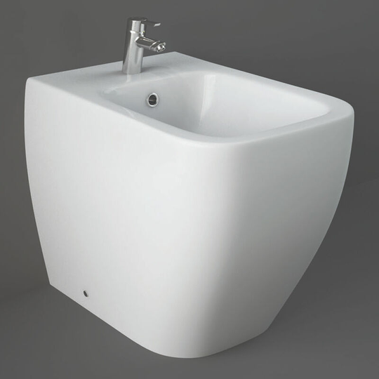 Rak Metropolitan Back to Wall Bidet 525mm Projection - 1 Tap Hole