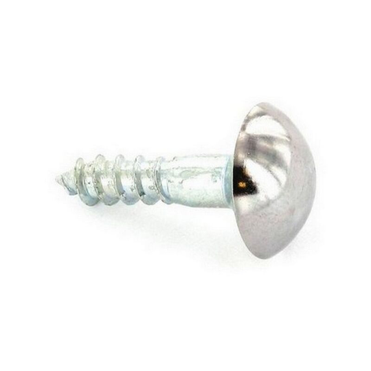 S6791 Mirror Screws Chrome Head 20mm Pack-4 - Securit