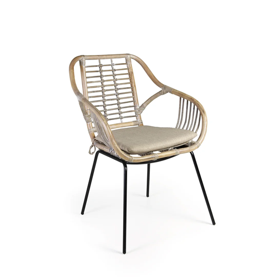 Rattan Dublin Armchair With Cushion