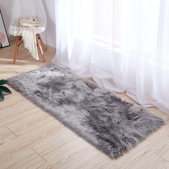 Uvalda Shaggy Grey Rug