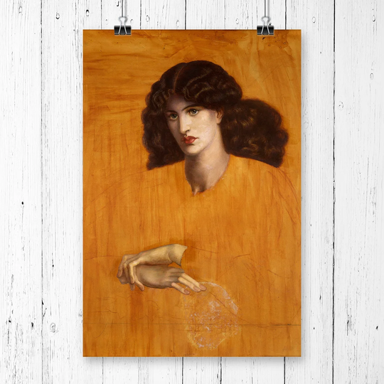 'The Lady of Pitty' by Dante Gabriel Rossetti graphic art