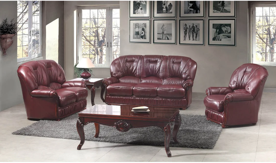 Deborah Leather 2 Seater Sofa