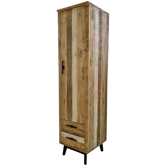 Display Cabinet Pier with Wooden Door