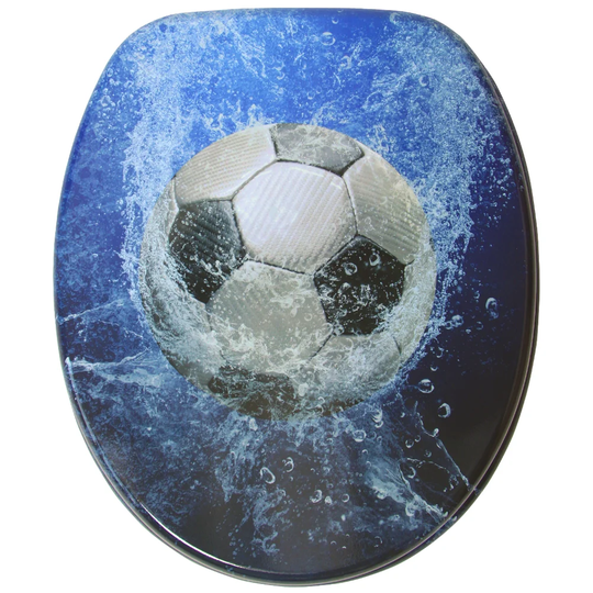 Soccer Soft Close Toilet Seat